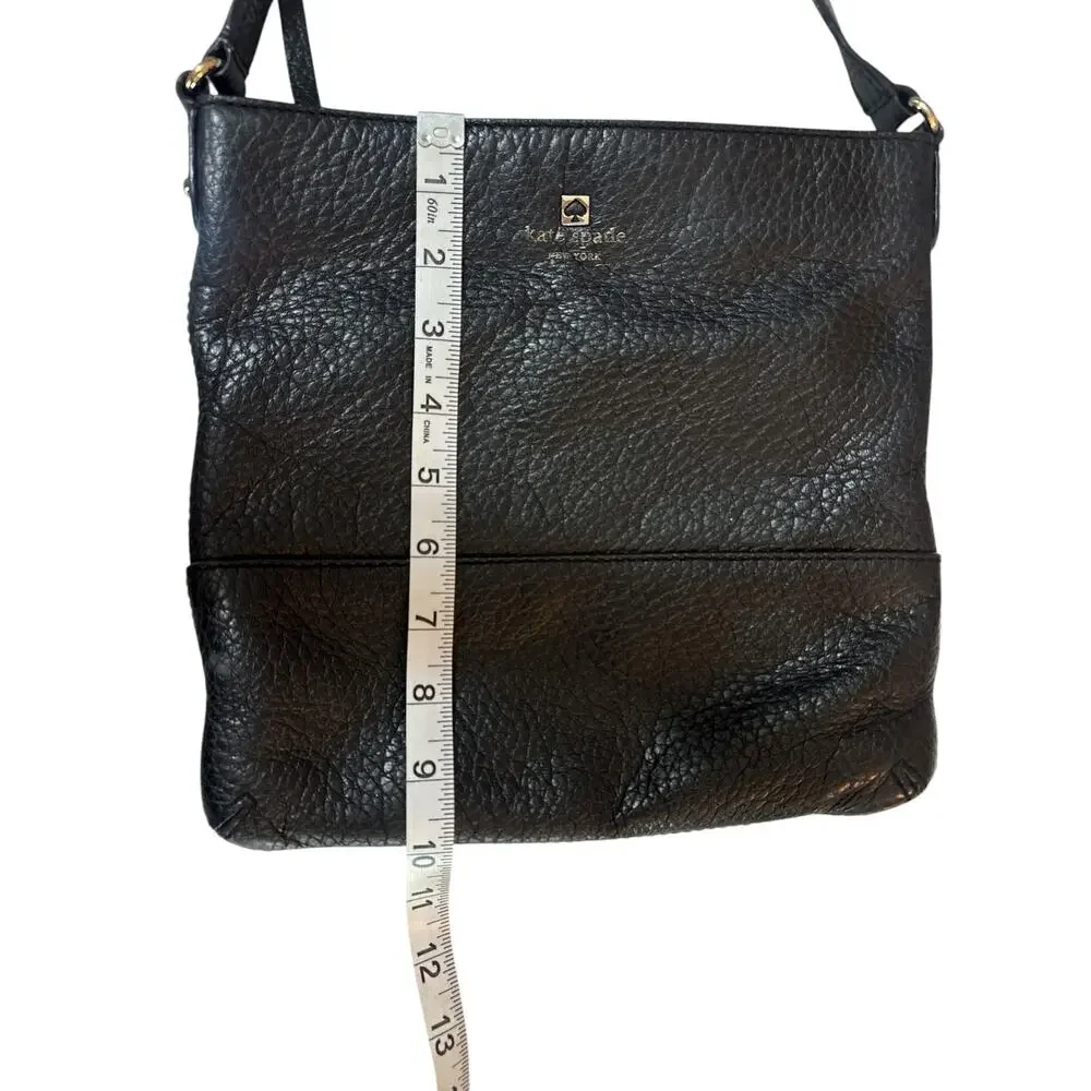 Kate Spade Black Pebbled Leather Crossbody
